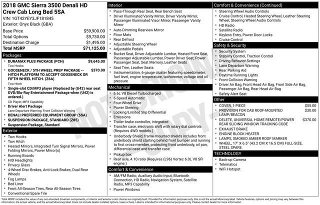 Used 2018 GMC Sierra 3500 Denali w/ Duramax Plus Package video 2