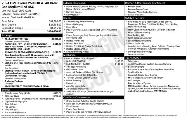 Used 2024 GMC Sierra 2500 AT4X w/ AT4X AEV Edition AWD/4WD image 44