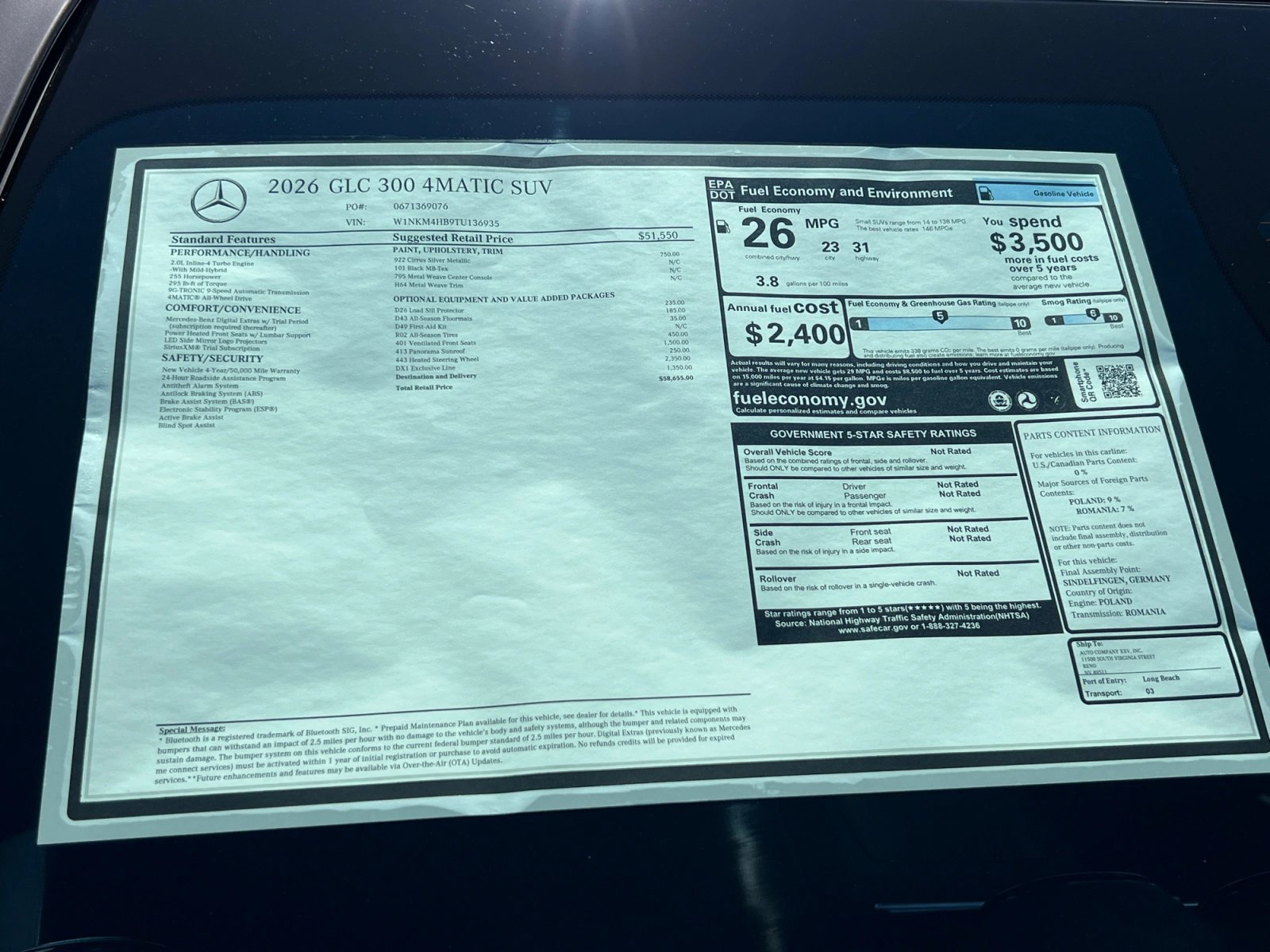 New 2026 Mercedes-Benz GLC 300 4MATIC image 19