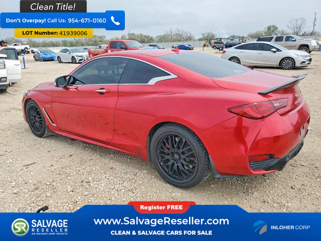 Used 2017 INFINITI Q60 Red Sport 400 image 3