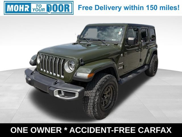 Used 2022 Jeep Wrangler Unlimited Sahara w/ LED Lighting Group AWD/4WD image 1