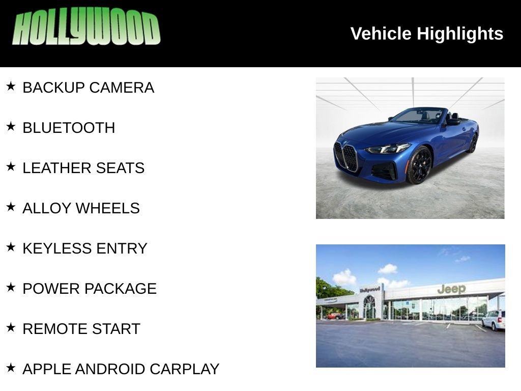 Used 2025 BMW 430i Convertible RWD image 3