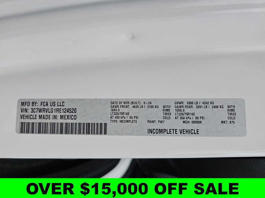 New 2024 RAM ProMaster 3500 w/ Convenience Group image 34