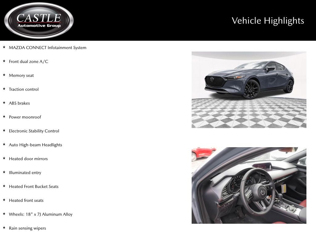 New 2026 MAZDA MAZDA3 Carbon AWD/4WD image 4