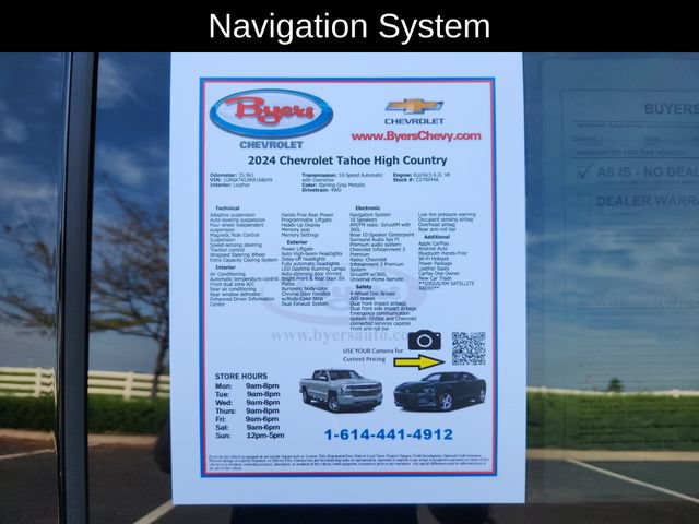 Used 2024 Chevrolet Tahoe High Country w/ Max Trailering Package AWD/4WD image 13