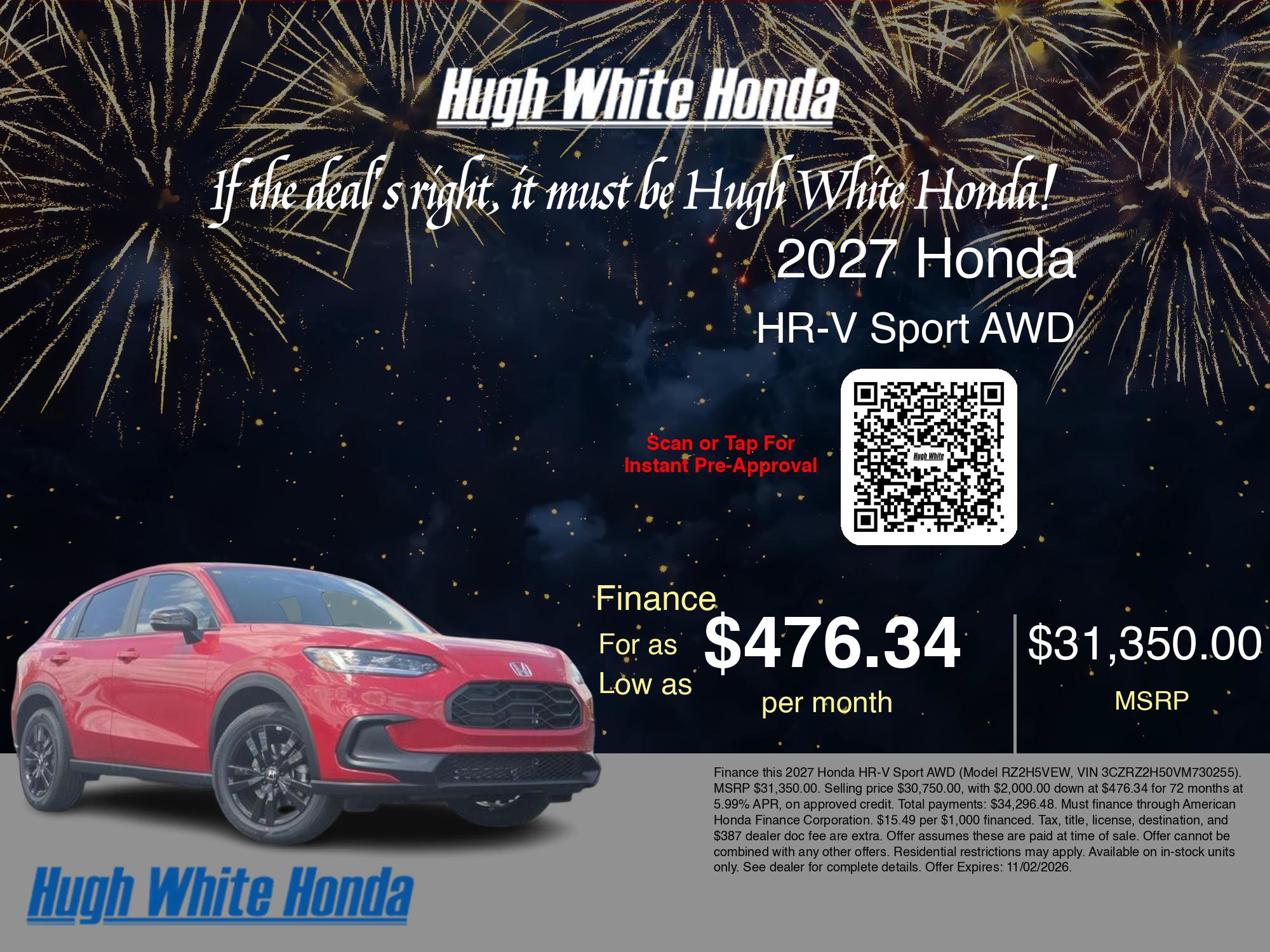 New 2027 Honda HR-V Sport image 34