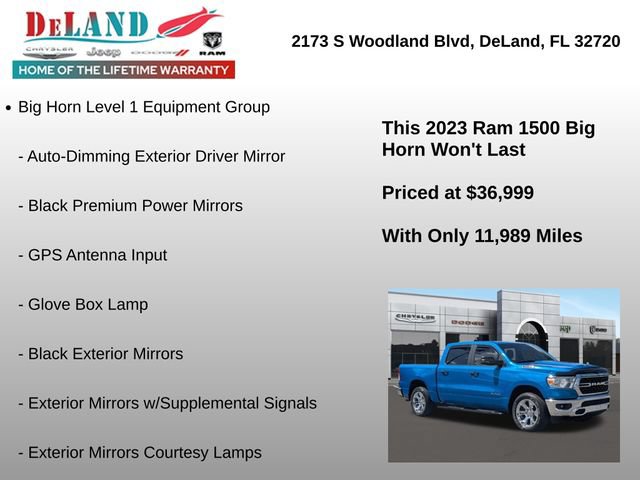 Used 2023 RAM 1500 Big Horn AWD/4WD image 12