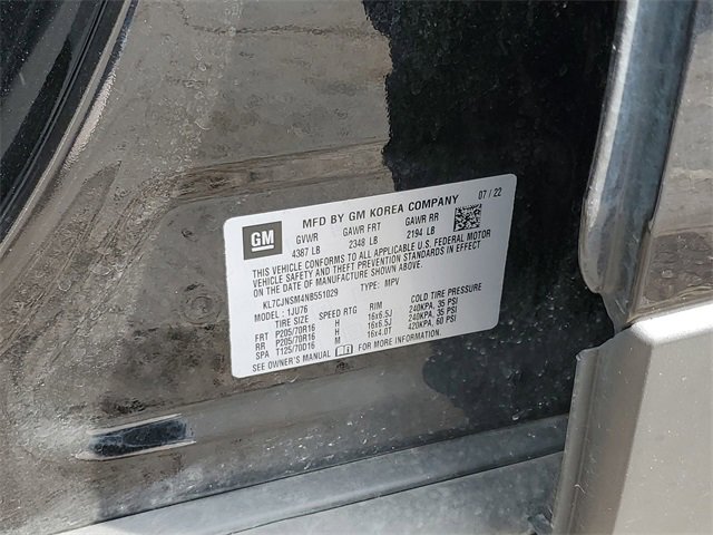 Certified 2022 Chevrolet Trax LS w/ Tint and Cruise Package image 33