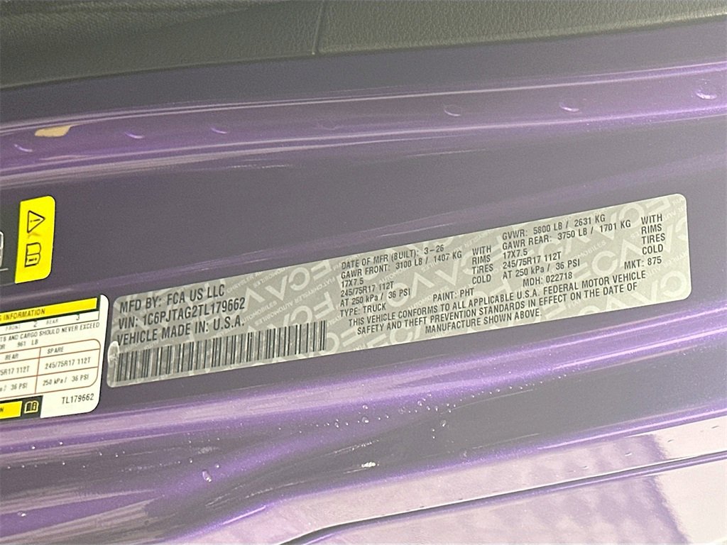 New 2026 Jeep Gladiator Sport image 19