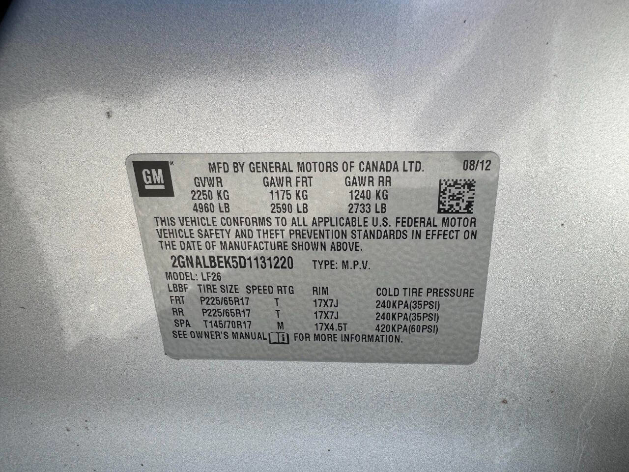 Used 2013 Chevrolet Equinox LS image 26