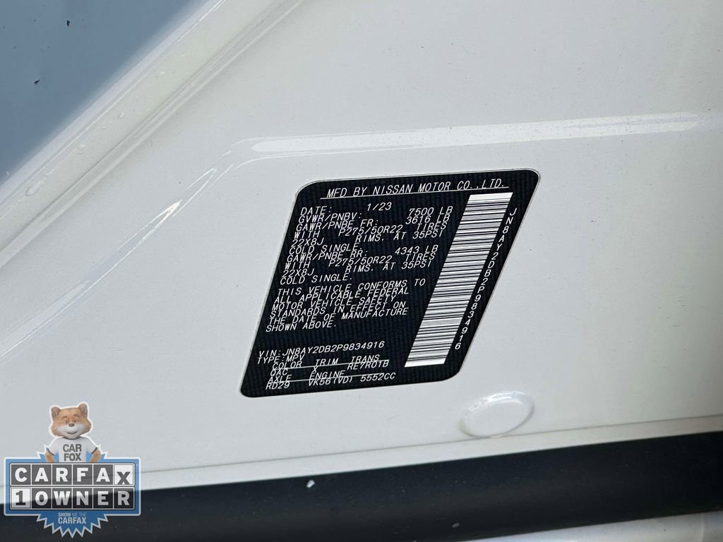 Used 2023 Nissan Armada Platinum w/ Captain's Chairs Package AWD/4WD image 24