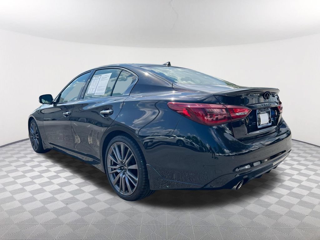 Used 2023 INFINITI Q50 Red Sport 400 w/ Black Opal Edition RWD image 7