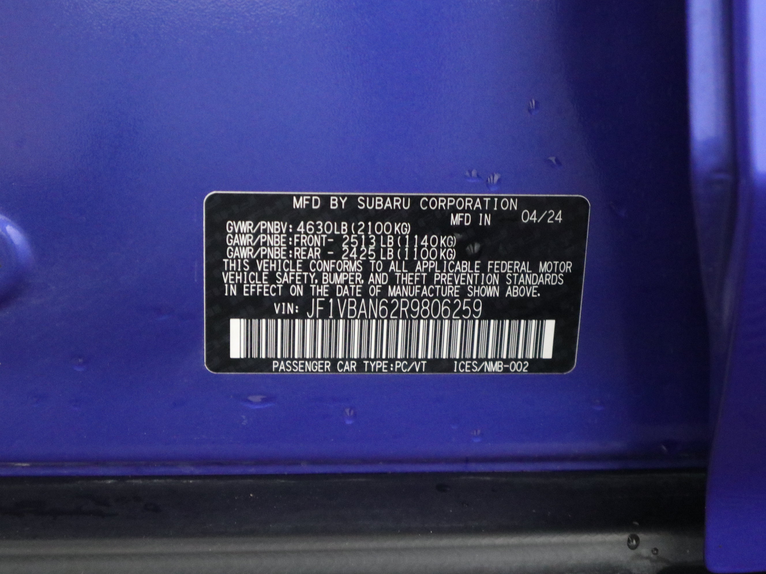 Used 2024 Subaru WRX Limited AWD/4WD image 38