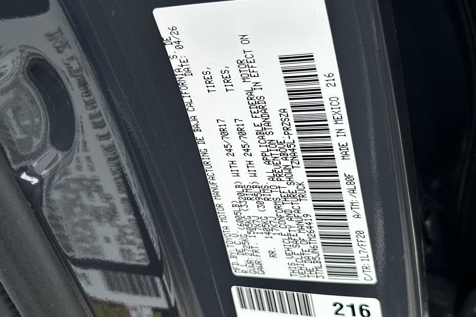 New 2026 Toyota Tacoma SR5 AWD/4WD image 26