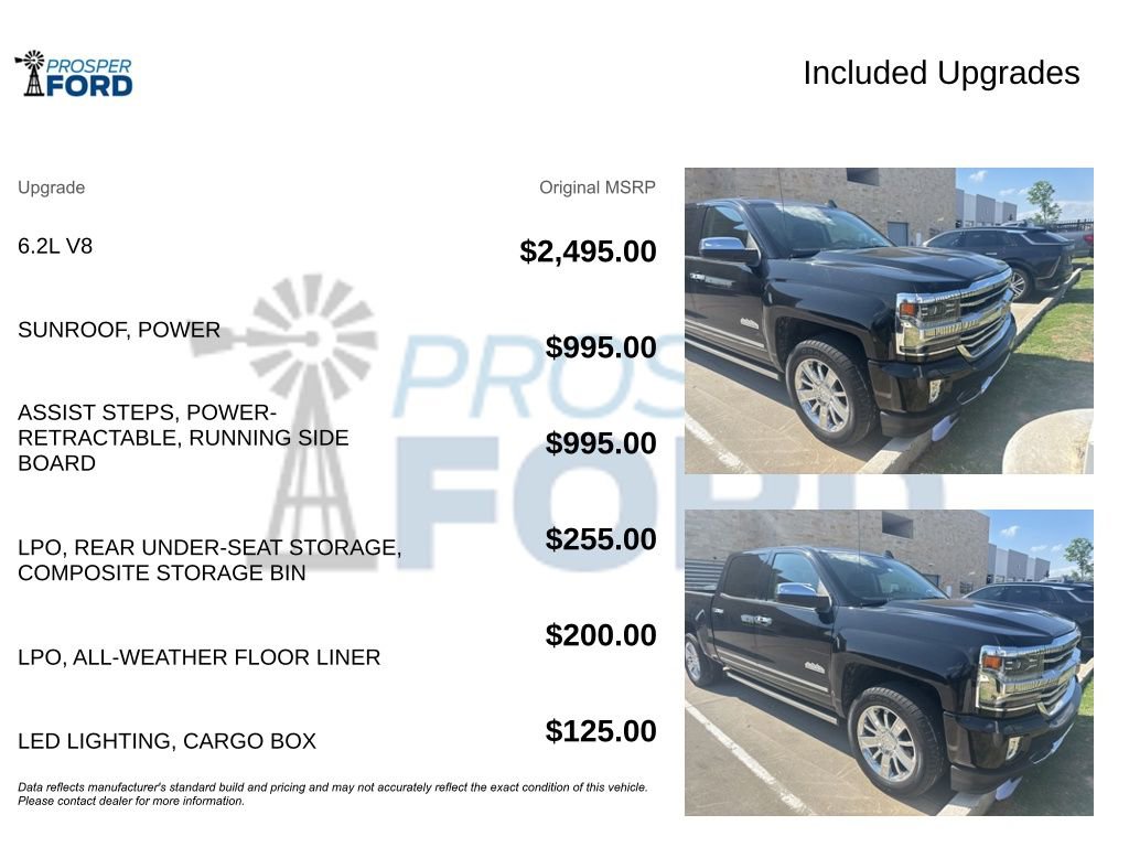 Used 2018 Chevrolet Silverado 1500 High Country AWD/4WD image 3