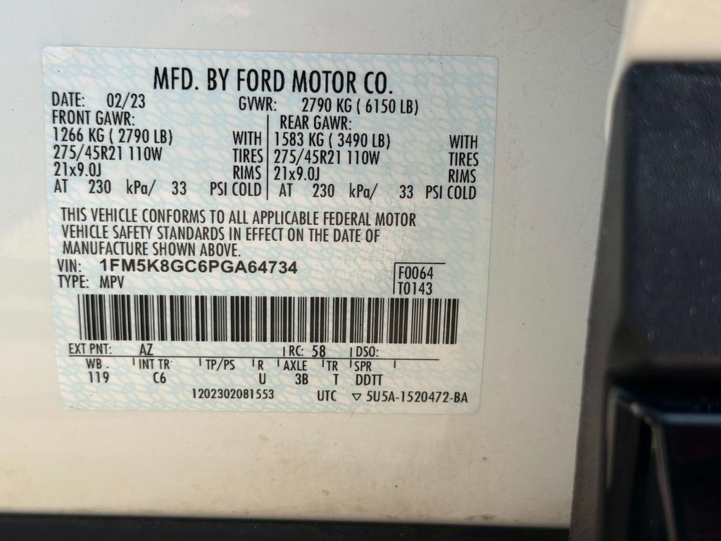Used 2023 Ford Explorer ST w/ Equipment Group 401A AWD/4WD image 35