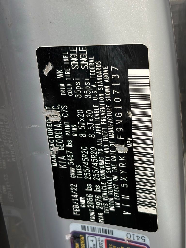 Used 2022 Kia Sorento SX image 21