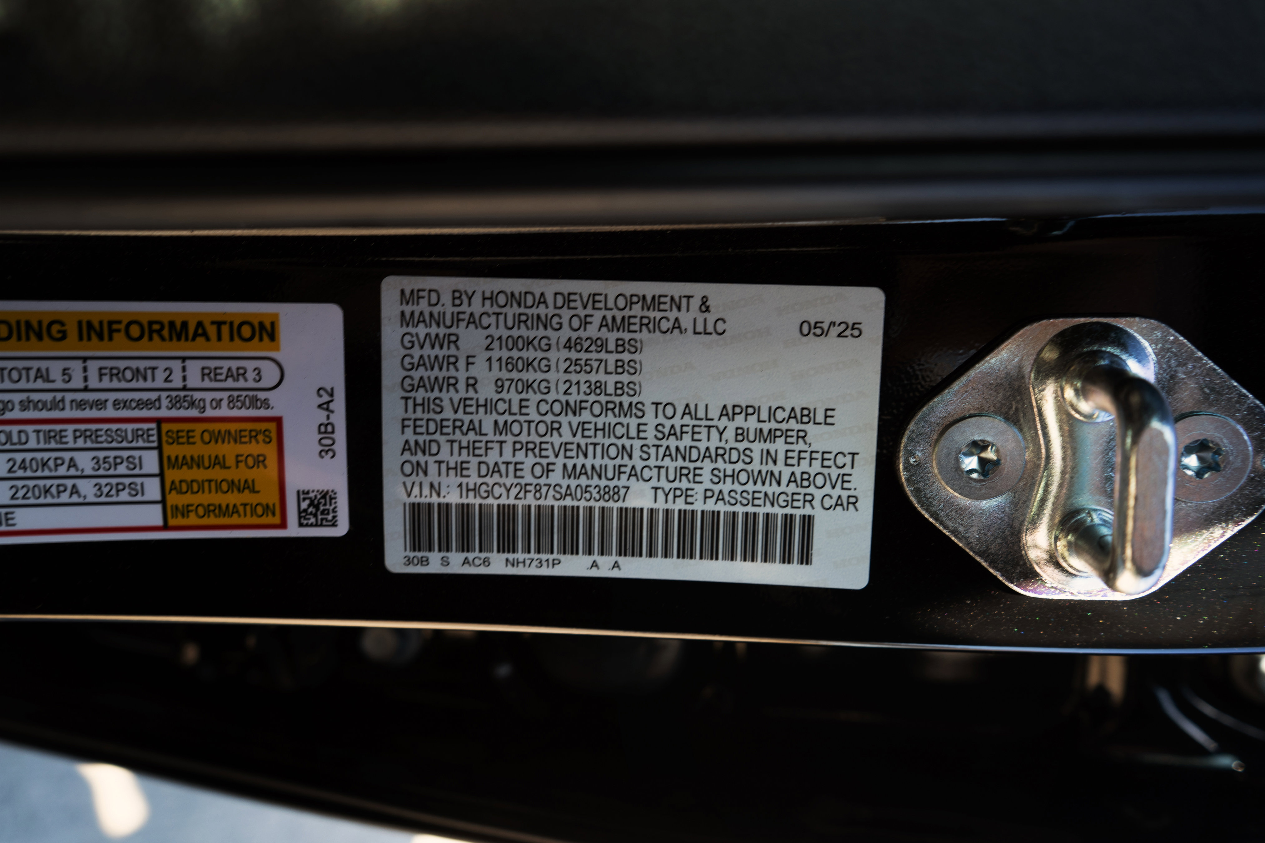 Certified 2025 Honda Accord Touring image 49