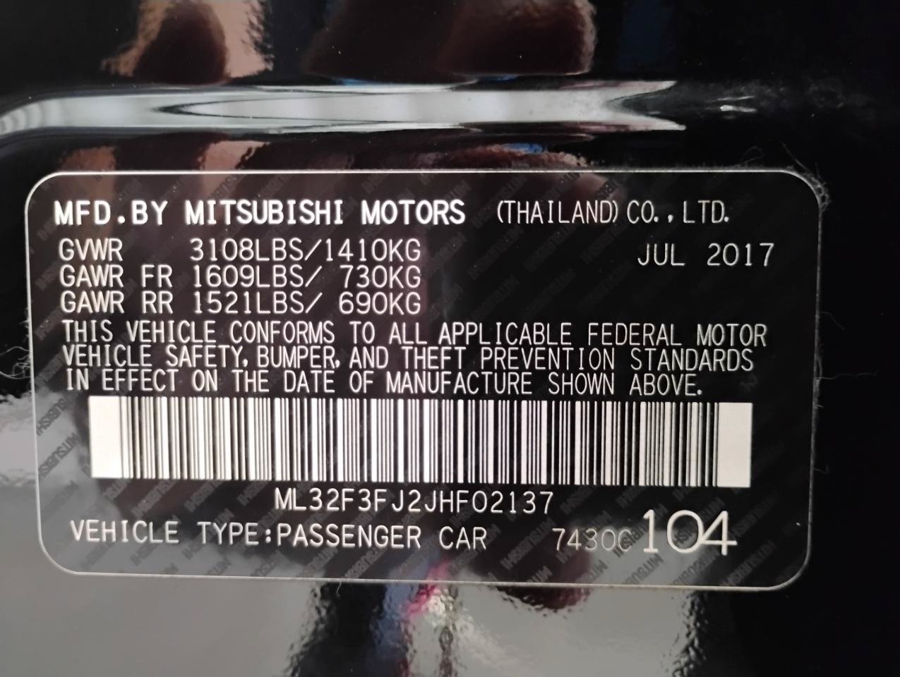 Used 2018 Mitsubishi Mirage G4 ES FWD image 83