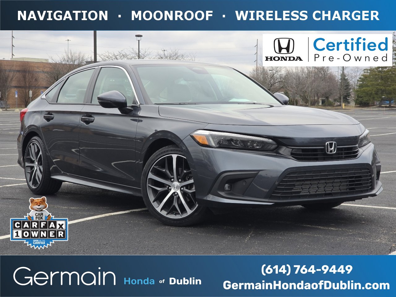 Certified 2024 Honda Civic Touring