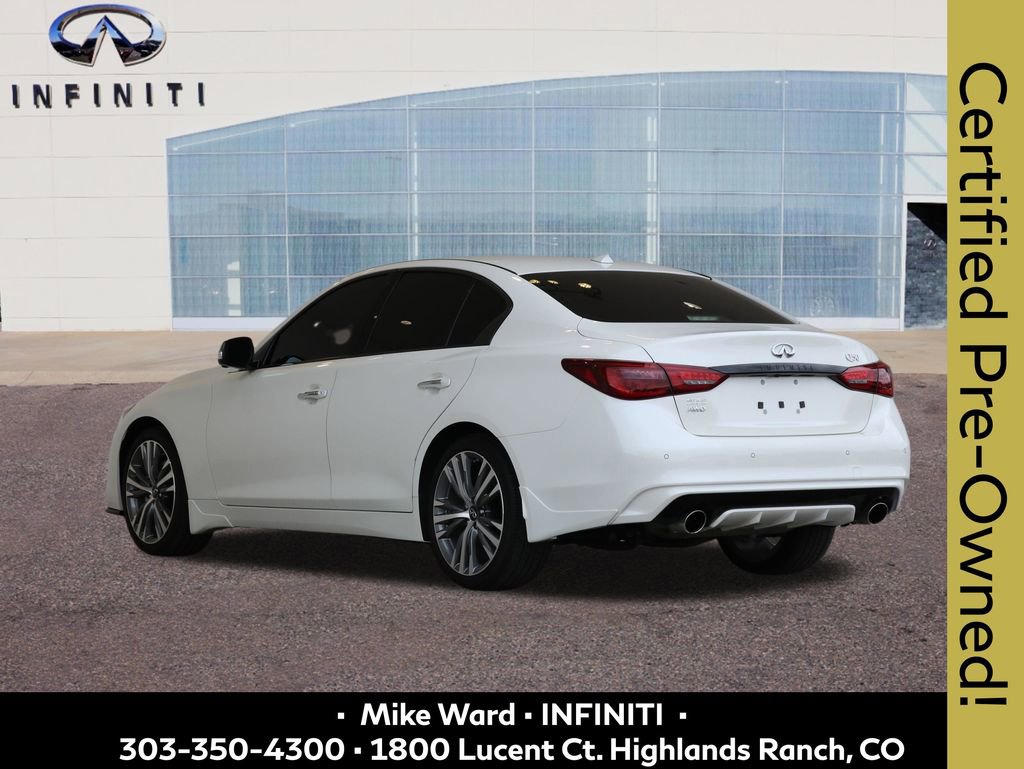 Certified 2024 INFINITI Q50 Sensory image 3