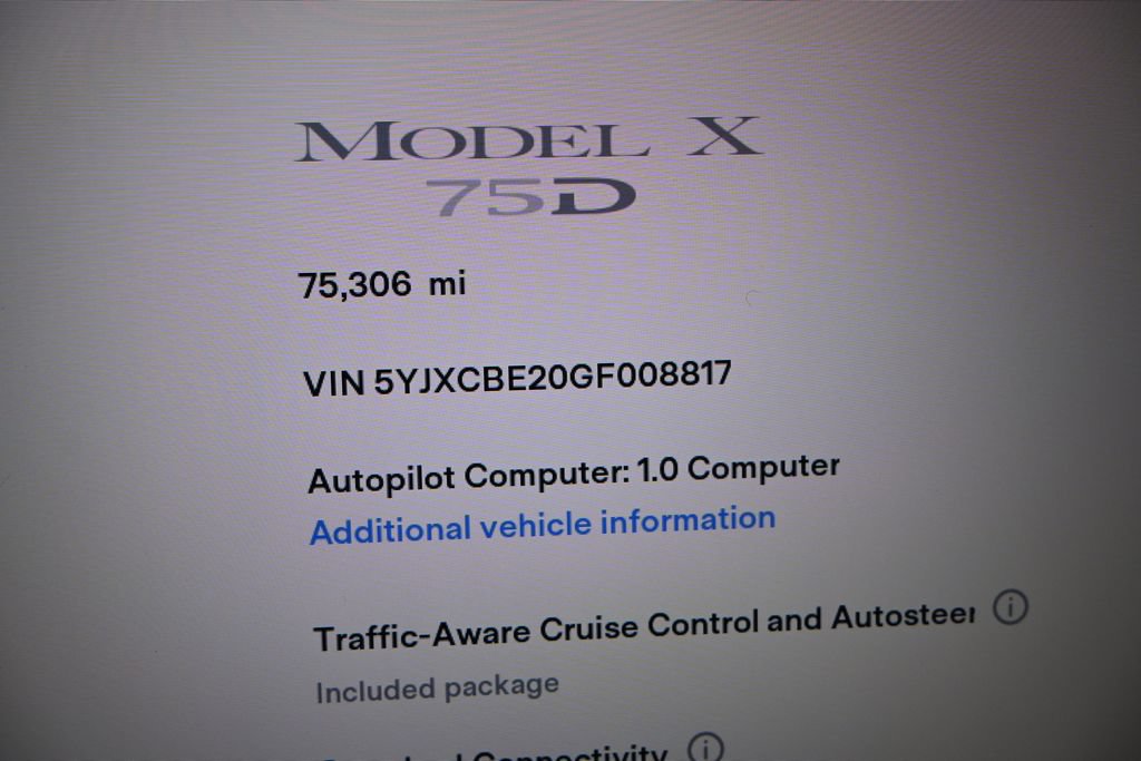 Used 2016 Tesla Model X 75D AWD/4WD image 21