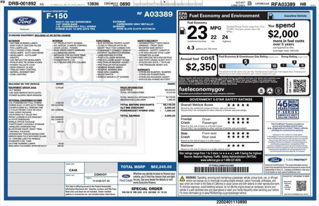 Used 2024 Ford F150 XLT w/ Equipment Group 302A MID AWD/4WD image 4