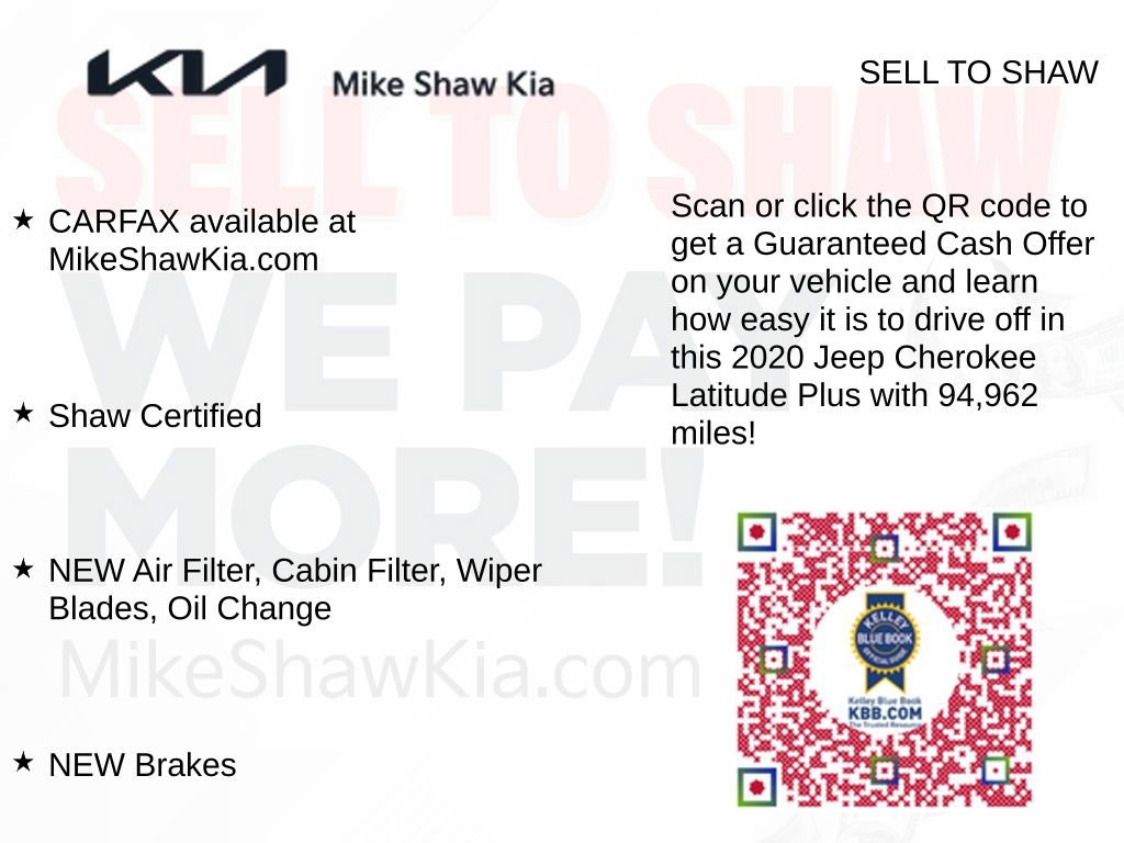 Used 2020 Jeep Cherokee Latitude Plus FWD image 12