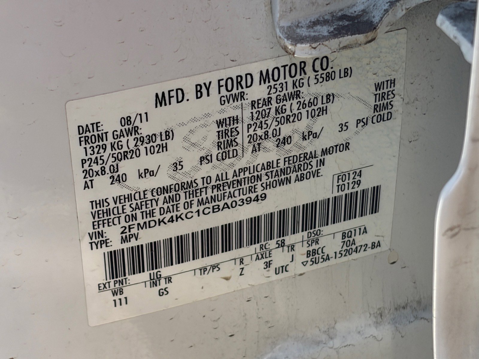 Used 2012 Ford Edge Limited AWD/4WD image 13