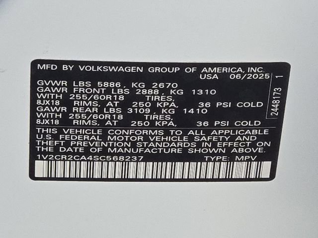 Certified 2025 Volkswagen Atlas Peak Edition SE image 22