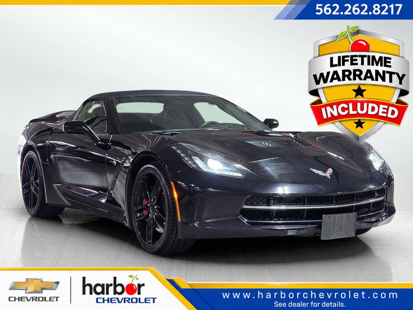 Used 2016 Chevrolet Corvette Stingray Convertible w/ 3LT Preferred Equipment Group RWD image 1