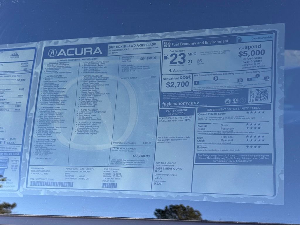 New 2026 Acura RDX A-Spec image 27