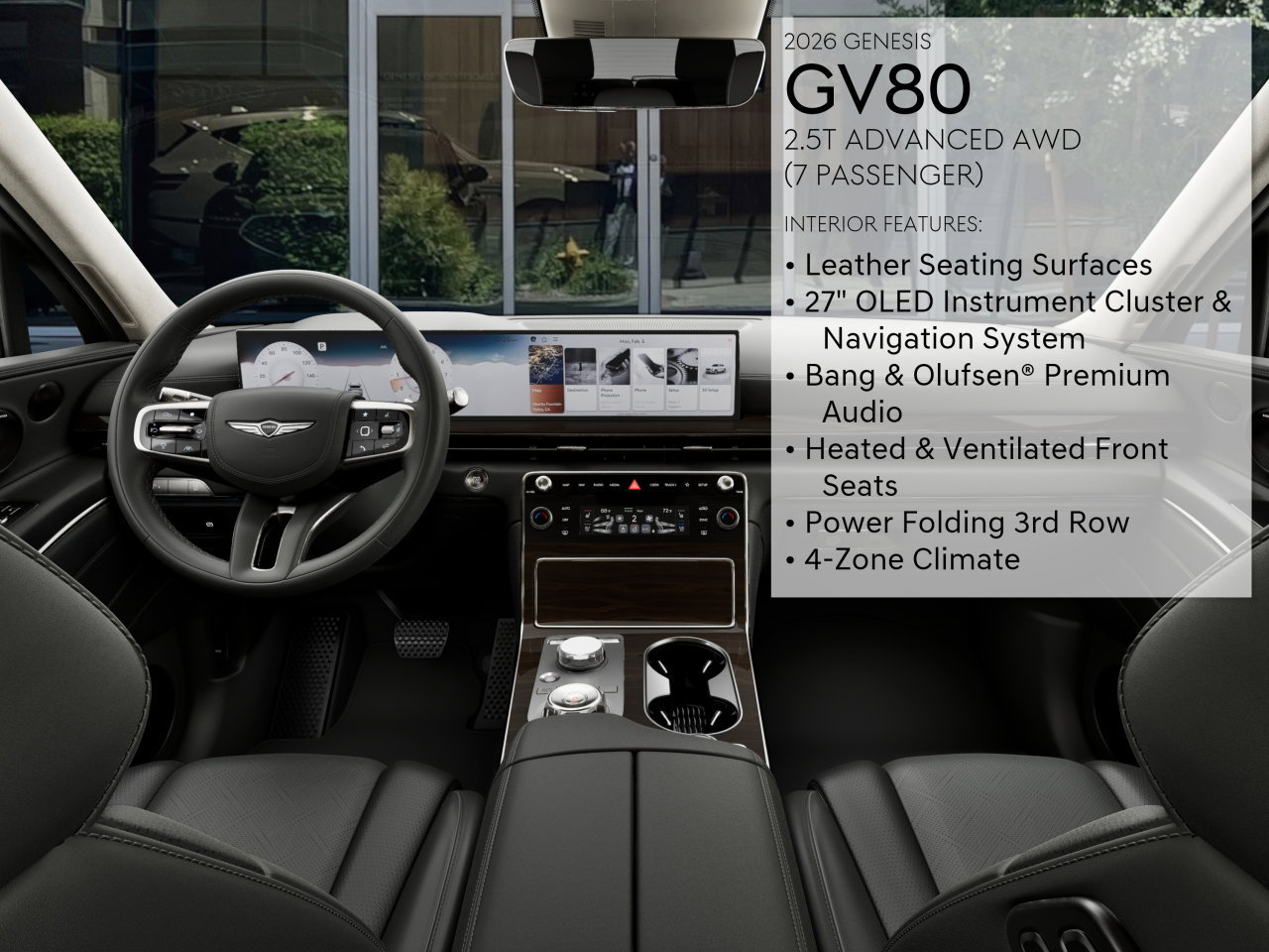 New 2026 Genesis GV80 2.5T Advanced AWD/4WD image 17