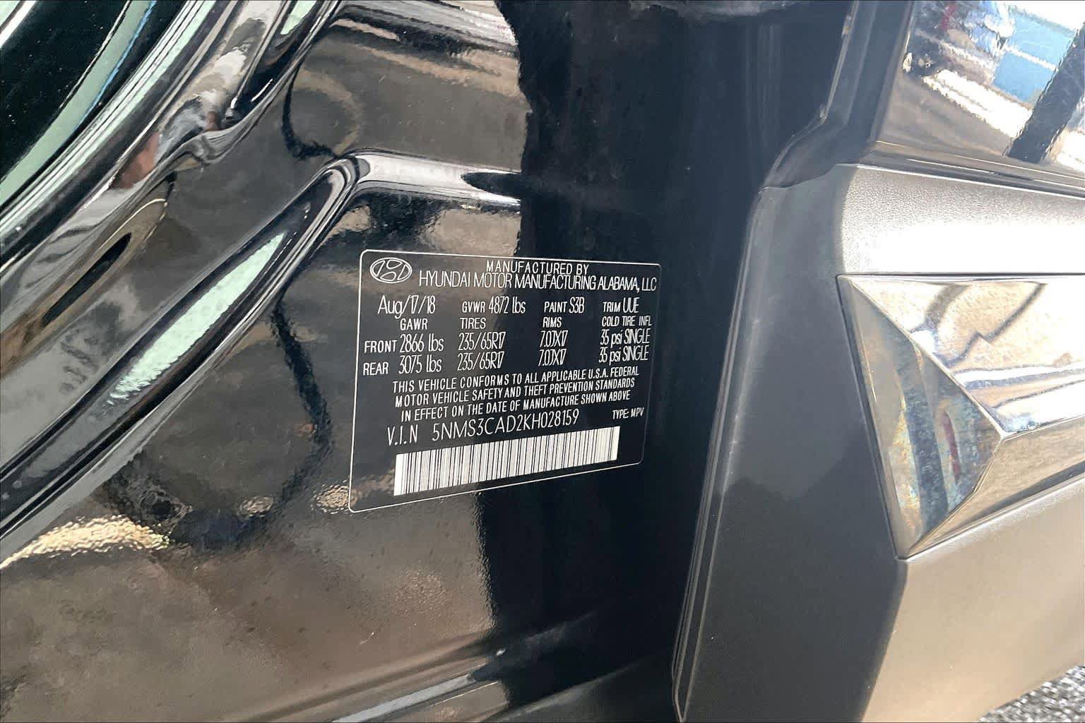 Used 2019 Hyundai Santa Fe SEL w/ Cargo Package AWD/4WD image 34
