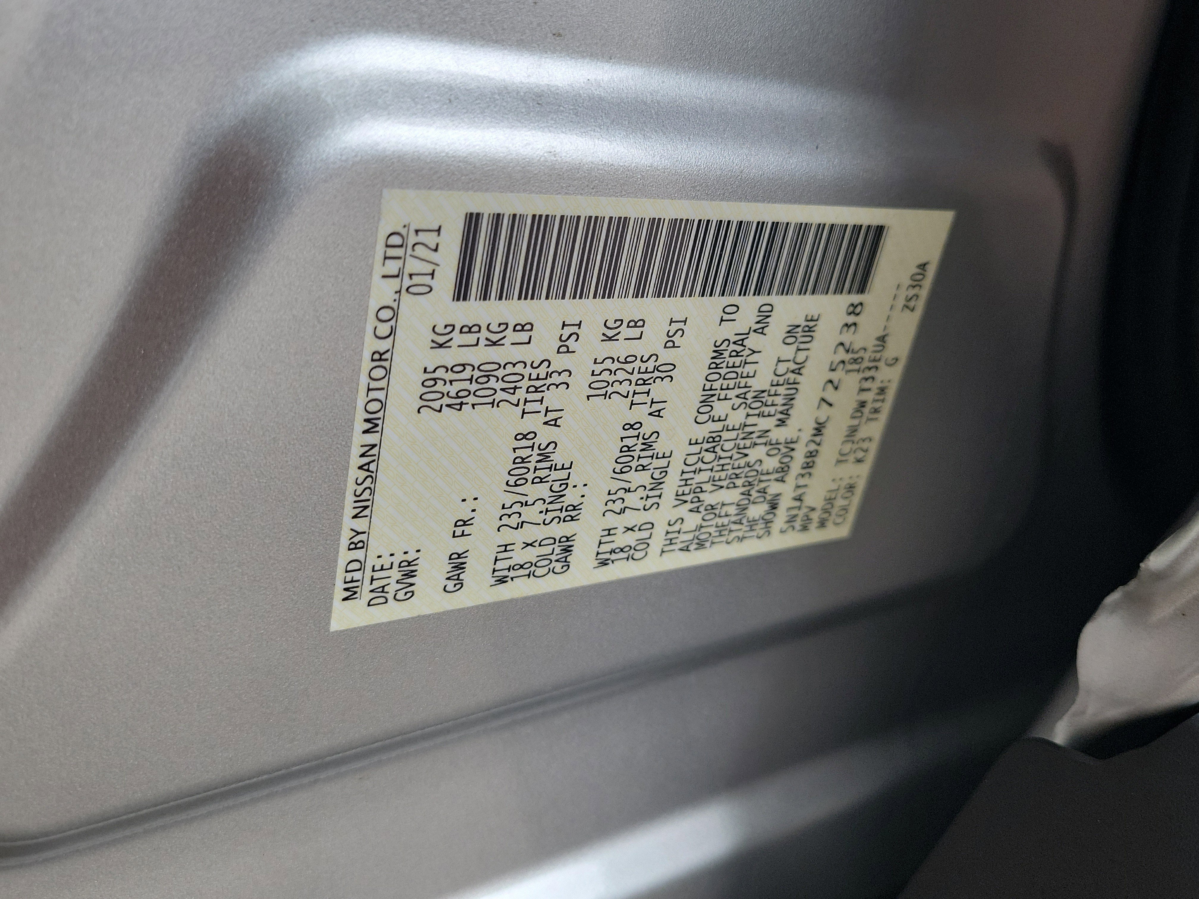 Certified 2021 Nissan Rogue SV AWD/4WD image 30