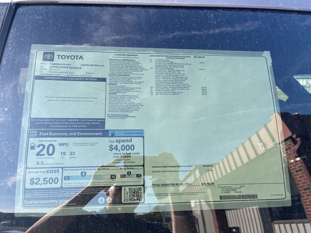 New 2026 Toyota Tundra Limited image 51