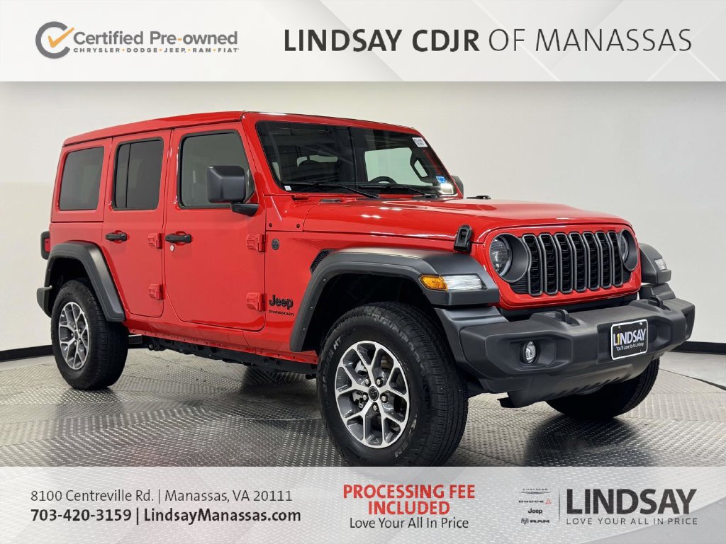 Used 2025 Jeep Wrangler Unlimited Sport AWD/4WD image 1