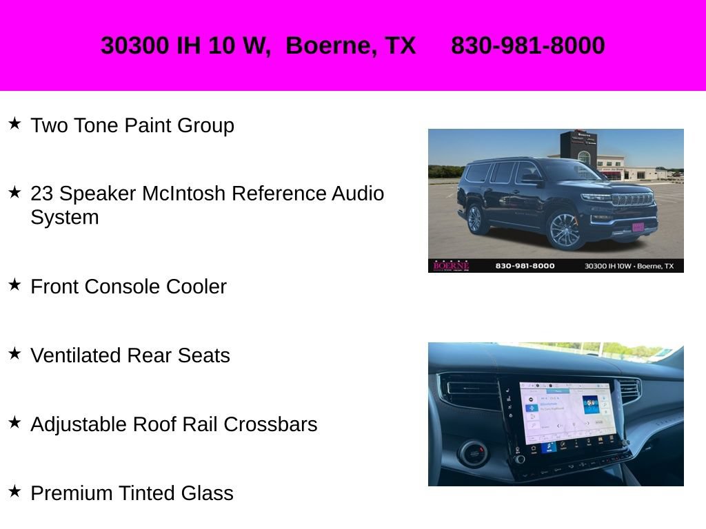 Used 2023 Jeep Grand Wagoneer L Series II w/ Premium Group II AWD/4WD image 20
