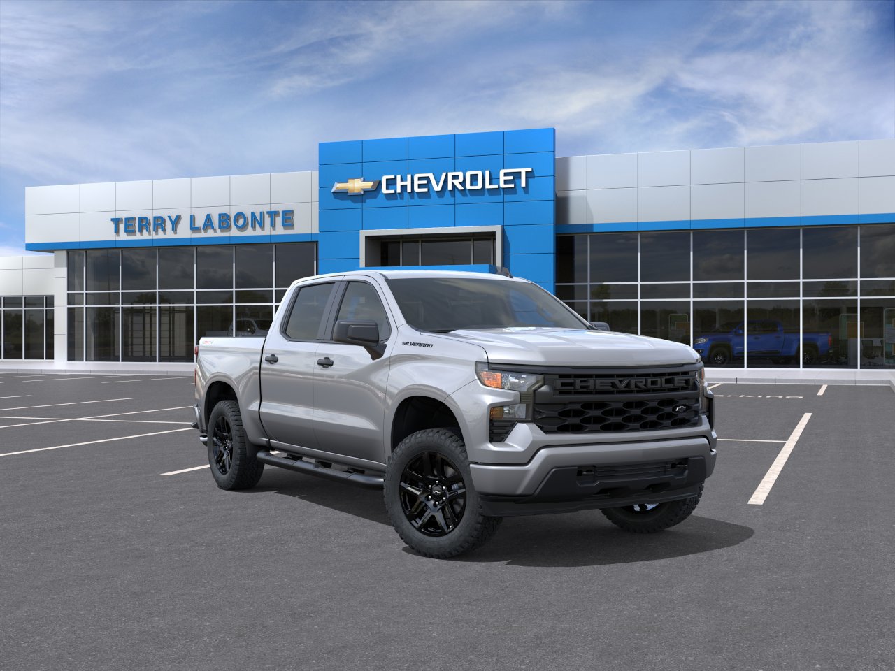New 2026 Chevrolet Silverado 1500 Custom w/ Turbomax Blackout Package AWD/4WD video 2