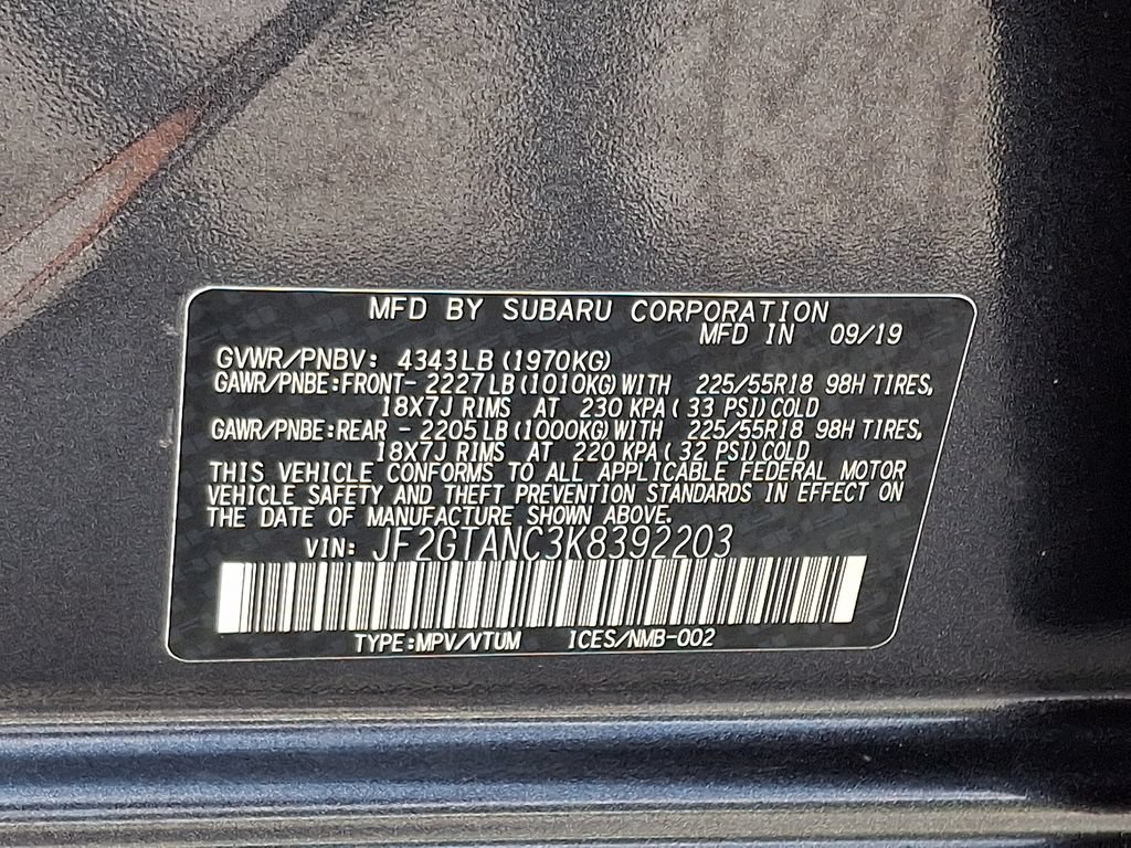 Used 2019 Subaru Crosstrek 2.0i Limited w/ Moonroof Package w/Navigation AWD/4WD image 26