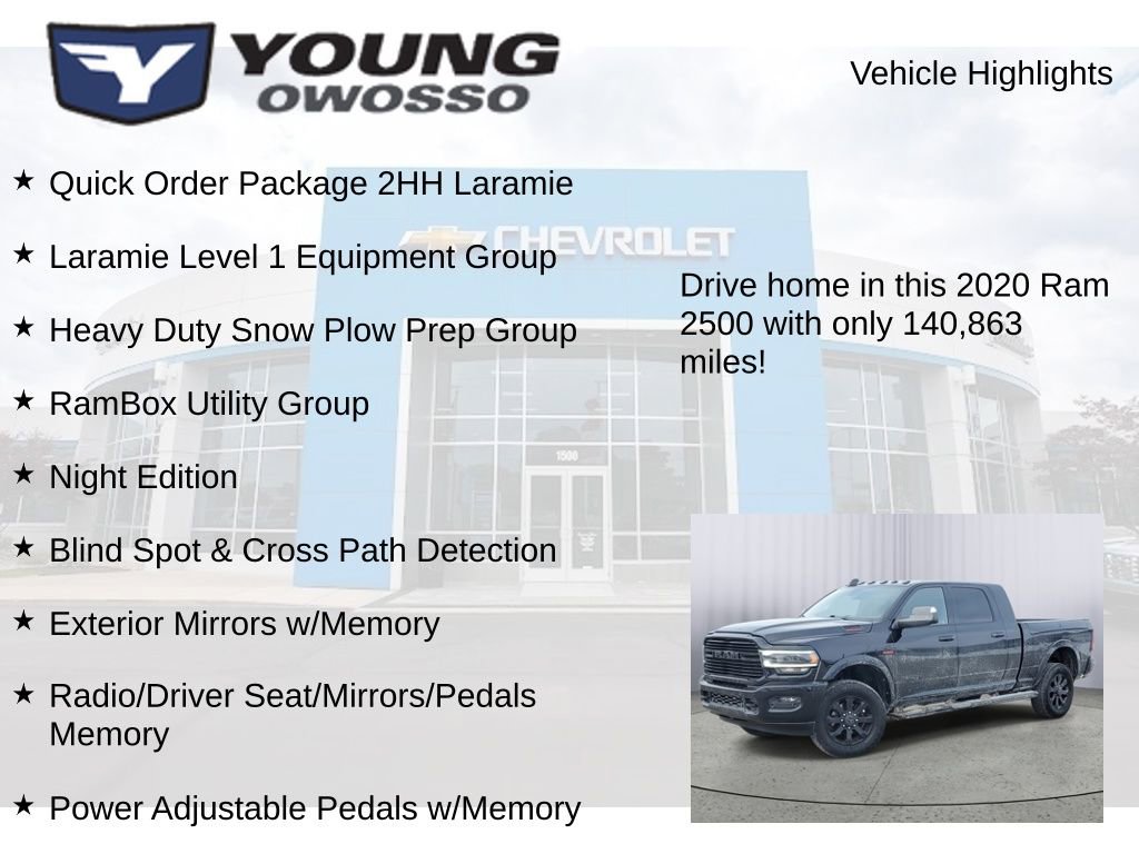 Used 2020 RAM 2500 Laramie w/ Night Edition image 8