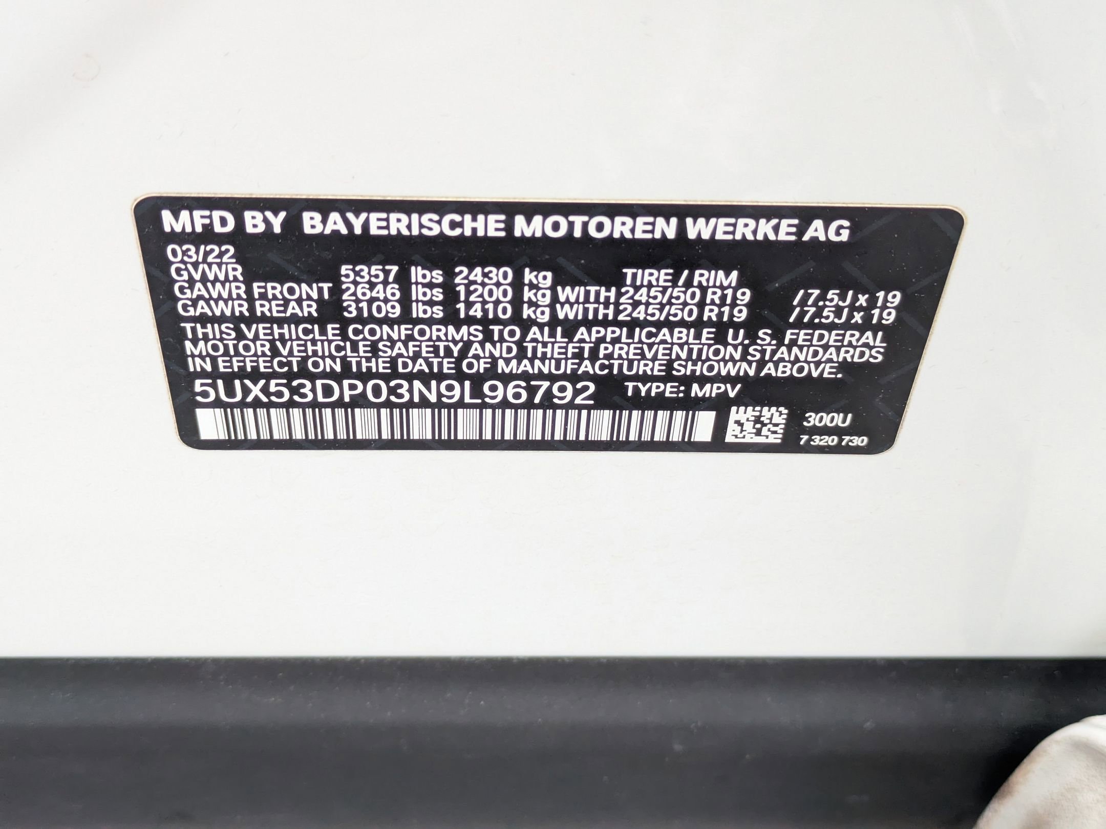 Used 2022 BMW X3 xDrive30i w/ Premium Package 2 AWD/4WD image 42