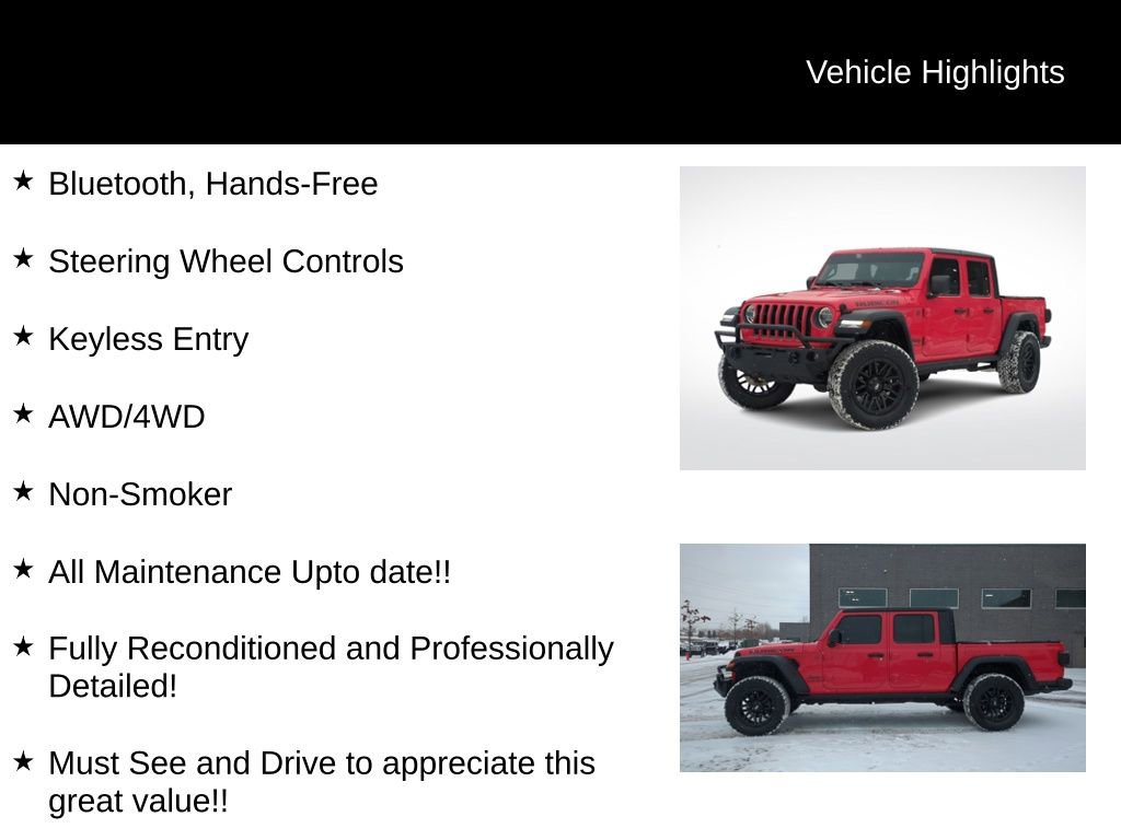 Used 2020 Jeep Gladiator Rubicon w/ Dual Top Group image 26