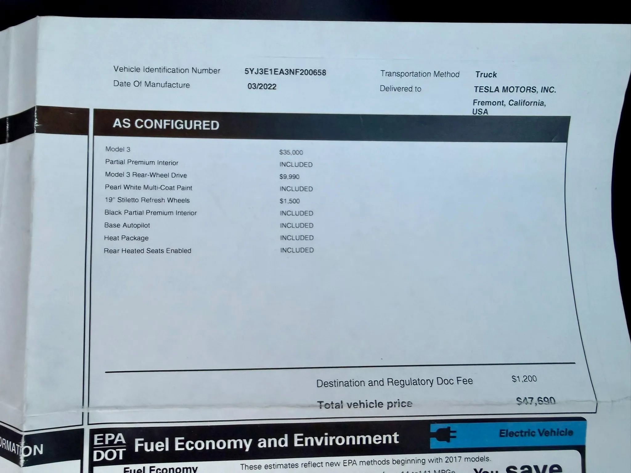 Used 2022 Tesla Model 3 Standard Range image 34
