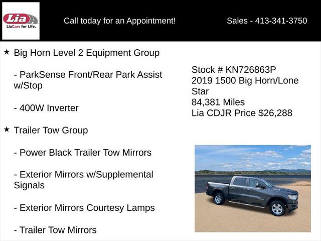 Certified 2019 RAM 1500 Big Horn AWD/4WD image 26