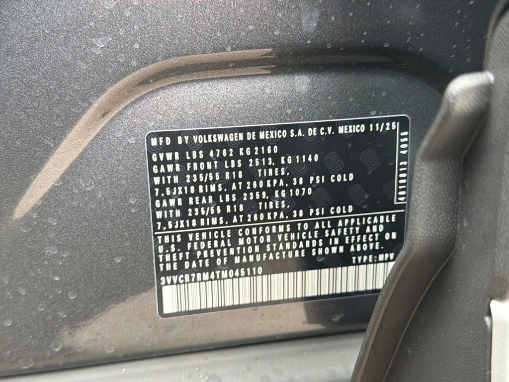 New 2026 Volkswagen Tiguan S image 29