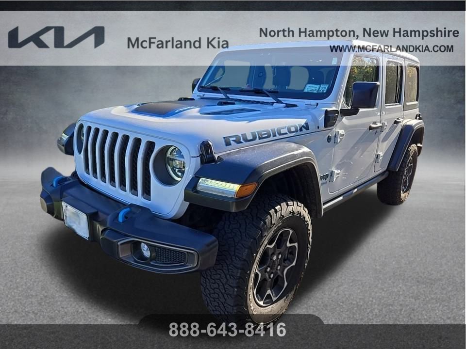 Used 2022 Jeep Wrangler Unlimited Rubicon 4xe w/ Cold Weather Group image 4
