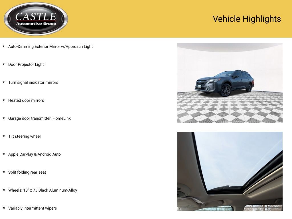 Certified 2025 Subaru Outback Onyx Edition image 7