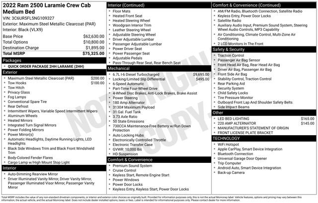 Used 2022 RAM 2500 Laramie image 15
