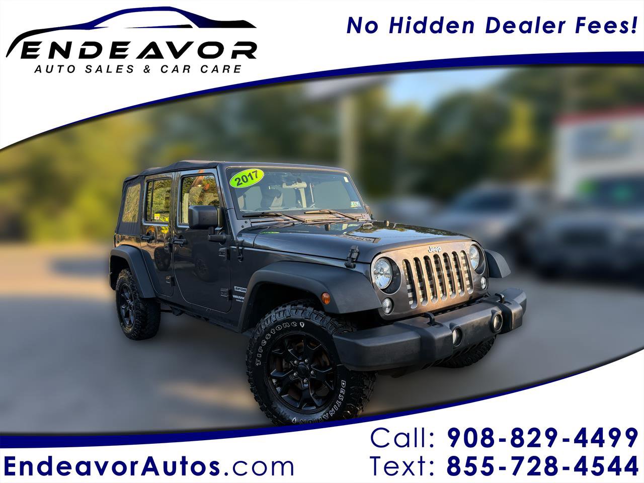 Used 2017 Jeep Wrangler Unlimited Sport w/ Connectivity Group image 1